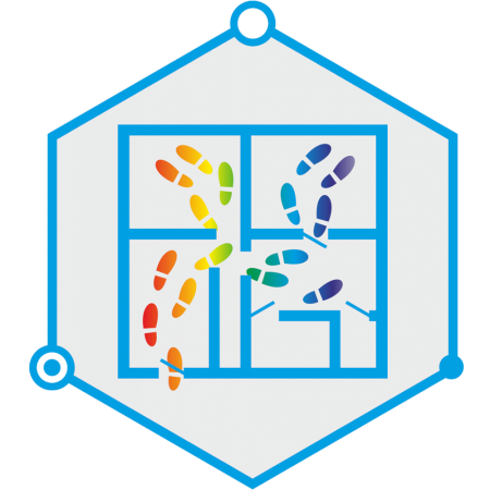 Мультикамерная карта движения людей TRASSIR Heat Map on Map